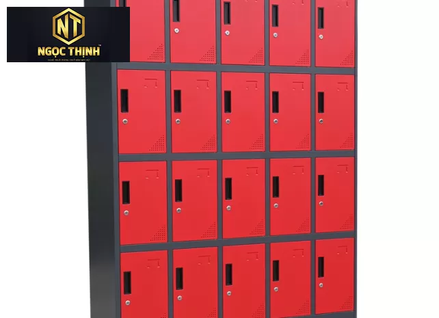 Tủ locker-Tủ locker 20 ngăn 5 khoang 20C5K sơn màu Tủ locker-Tủ locker 20 ngăn 5 khoang 20C5K sơn màu